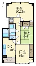 メゾンリビエールの物件間取画像